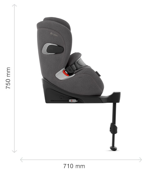 Autokreslini.lv | Anoris T2 PLUS I-Size autokrēsliņš 76-125cm krāsa Mirage Grey (ar AIRBAG) bilde #19