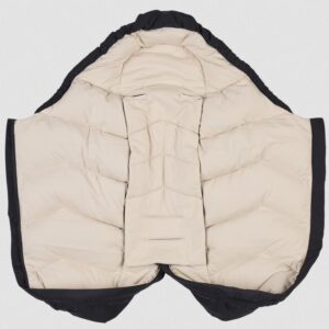 Voksi Move autokrēsliņa siltais guļammaiss mazuļiem krāsa Black Solid