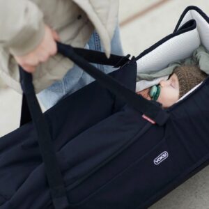 Voksi Carry Me mazuļu pārnēsāšanas soma krāsa Black