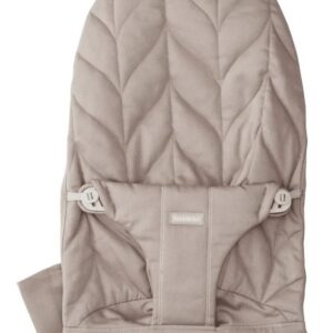 BabyBjorn Bouncer BLISS sēžamās daļas pārvalks krāsa Sand Grey, Woven Petal quilt
