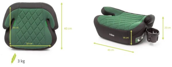 Autokreslini.lv | Hi-Fix CUP auto paliktnis bērniem 125-150cm krāsa Dark Green bilde #15