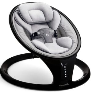 Munchkin Baby Swing elektronisks mazuļu šūpoļkrēsliņš krāsa Black