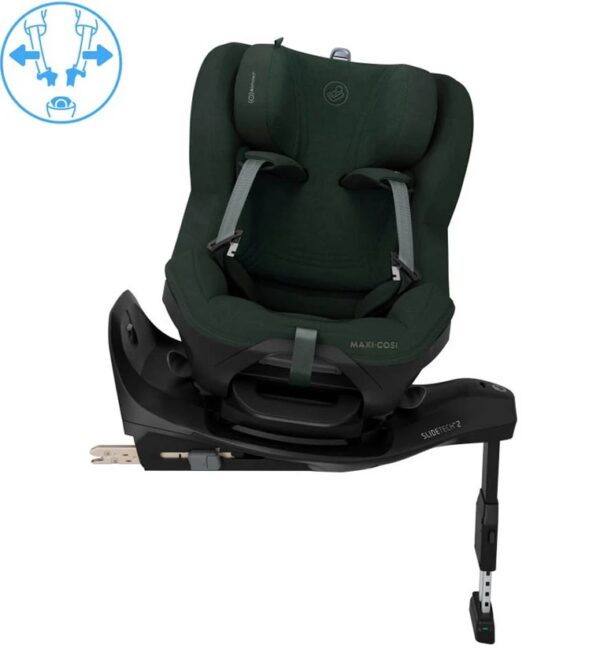 Maxi Cosi Mica SLIDE PRO autokrēsliņš bērniem 40-105cm krāsa Authentic Green