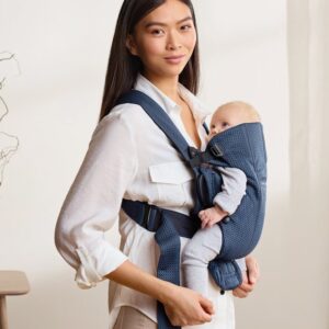 BabyBjorn MINI ergosoma mazuļiem 0-12mēn. krāsa Navy Blue 3D Mesh