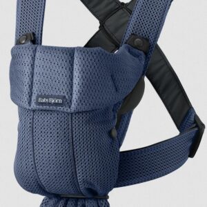 BabyBjorn MINI ergosoma mazuļiem 0-12mēn. krāsa Navy Blue 3D Mesh