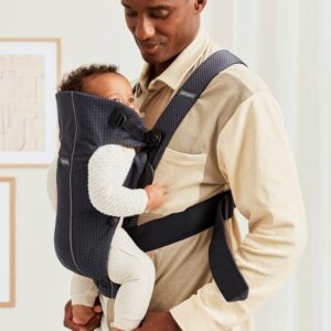 BabyBjorn MINI ergosoma mazuļiem 0-12mēn. krāsa Antracite 3D Mesh