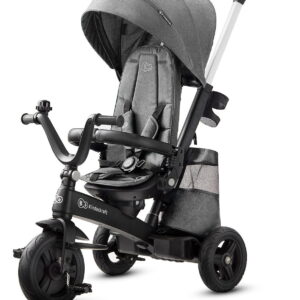 Kinderkraft Easytwist stumjamais trīsritenis bērniem 5in1 krāsa Platinum Grey