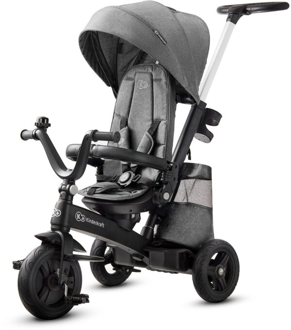 Autokreslini.lv | Easytwist stumjamais trīsritenis bērniem 5in1 krāsa Platinum Grey bilde #1