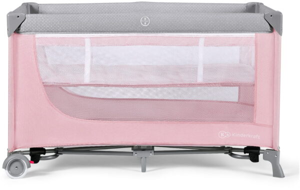 Autokreslini.lv | Leody bērnu ceļojuma gultiņa krāsa Pink (2 līmeņi) bilde #3