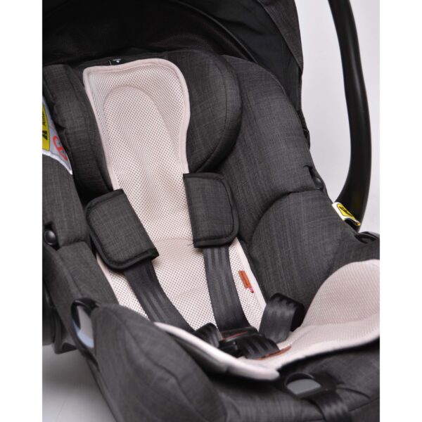 Autokreslini.lv | Air Inlay autokrēsliņu pretsvīšanas ieliktnis krāsa Grey bilde #5
