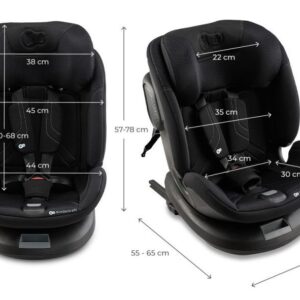Kinderkraft Xpedition 3 I-Size autokrēsliņš bērniem 40-150cm krāsa Black