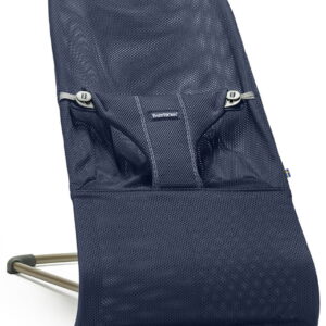 BLISS šūpuļkrēsls mazuļiem 0-13kg krāsa Navy Blue, MESH (Kopija)