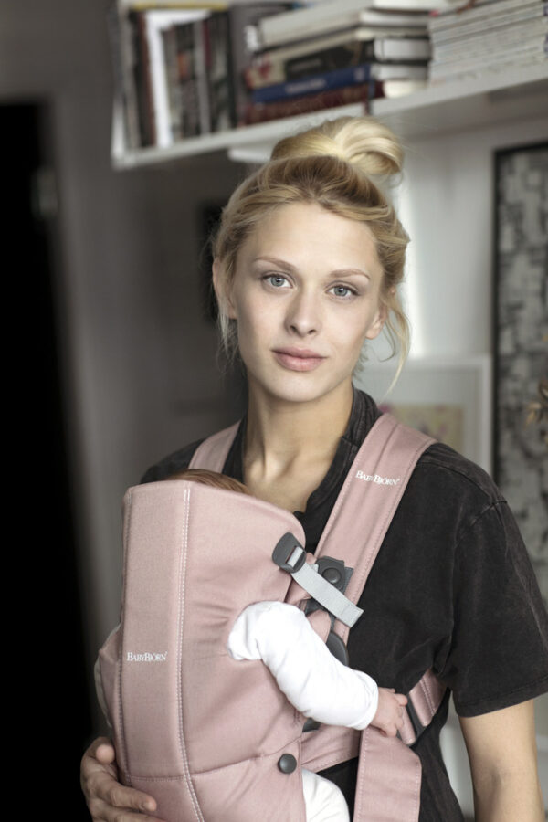 Autokreslini.lv | Mini ergosoma mazuļiem krāsa Dusty Pink, Woven bilde #9