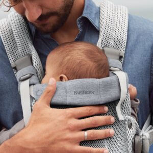 BabyBjorn Harmony ergosoma mazuļiem 0-3gadiem krāsa Silver 3D MESH
