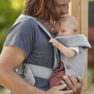 BabyBjorn MINI ergosoma mazuļiem 0-12mēn. krāsa Grey 3D Mesh