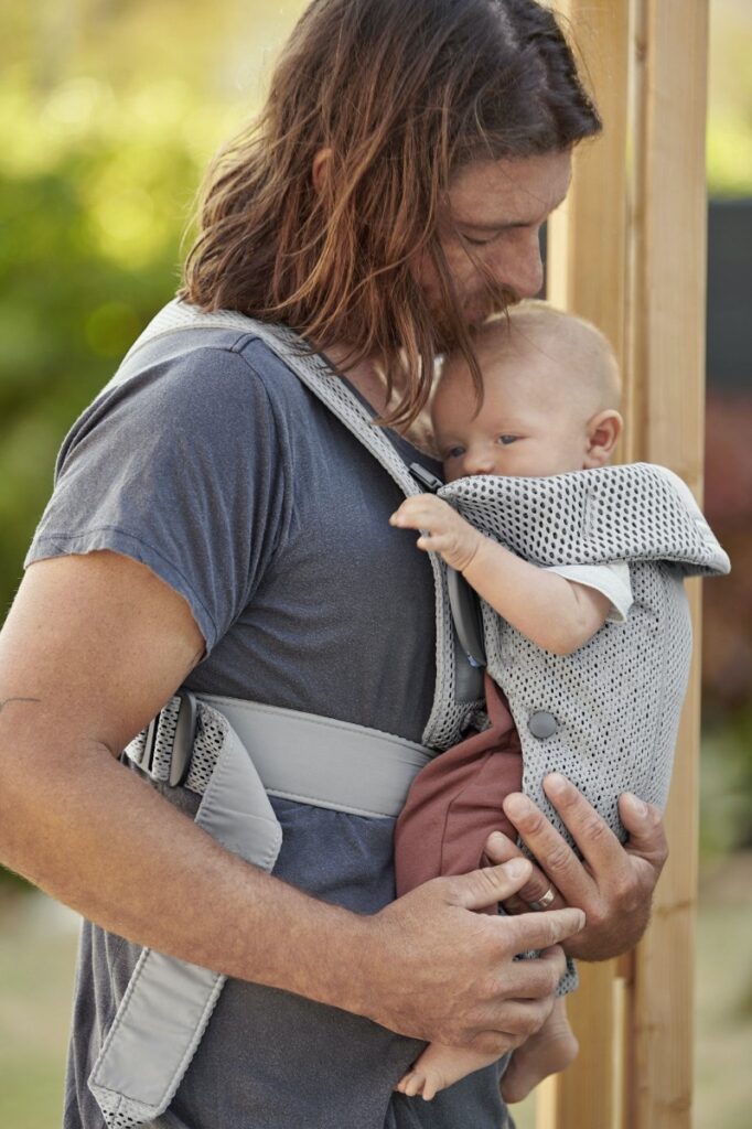 BabyBjorn MINI ergosoma mazuļiem 0-12mēn. krāsa Grey 3D Mesh