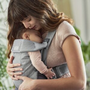 BabyBjorn MINI ergosoma mazuļiem 0-12mēn. krāsa Grey 3D Mesh