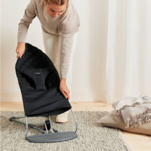 BabyBjorn BLISS šūpuļkrēsls mazuļiem 0-13kg krāsa Black, COTTON Classic Quilt