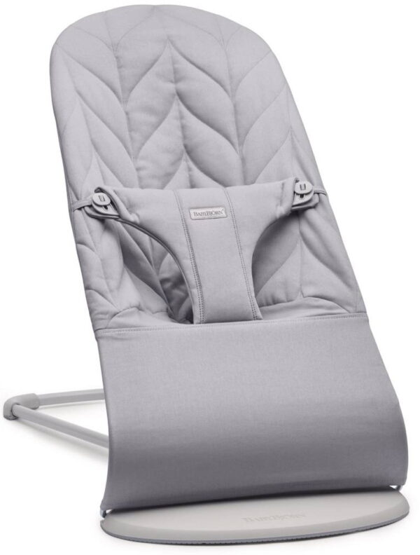 Autokreslini.lv | Balance Bliss mazulu šūpuļkrēsls krāsa LIGHT GREY, COTTON Petal Quilt bilde #1