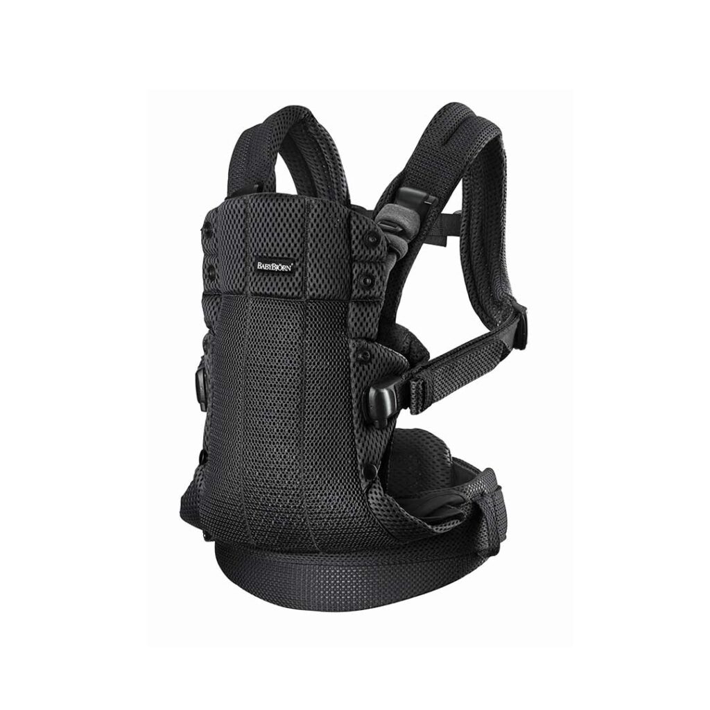 BabyBjorn Harmony ergosoma mazuļiem 0-3gadiem krāsa Black 3D MESH