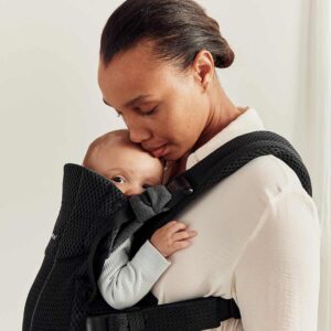 BabyBjorn Harmony ergosoma mazuļiem 0-3gadiem krāsa Black 3D MESH