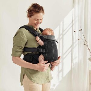 BabyBjorn Harmony ergosoma mazuļiem 0-3gadiem krāsa Black 3D MESH