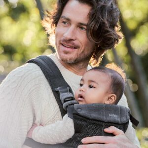 BabyBjorn Harmony ergosoma mazuļiem 0-3gadiem krāsa Black 3D MESH