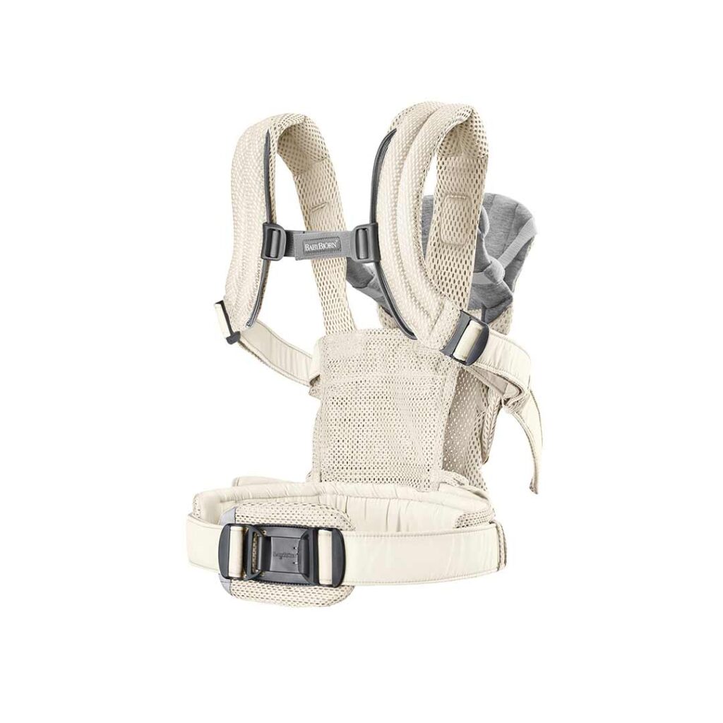 BabyBjorn Harmony ergosoma mazuļiem 0-3gadiem krāsa Cream 3D MESH