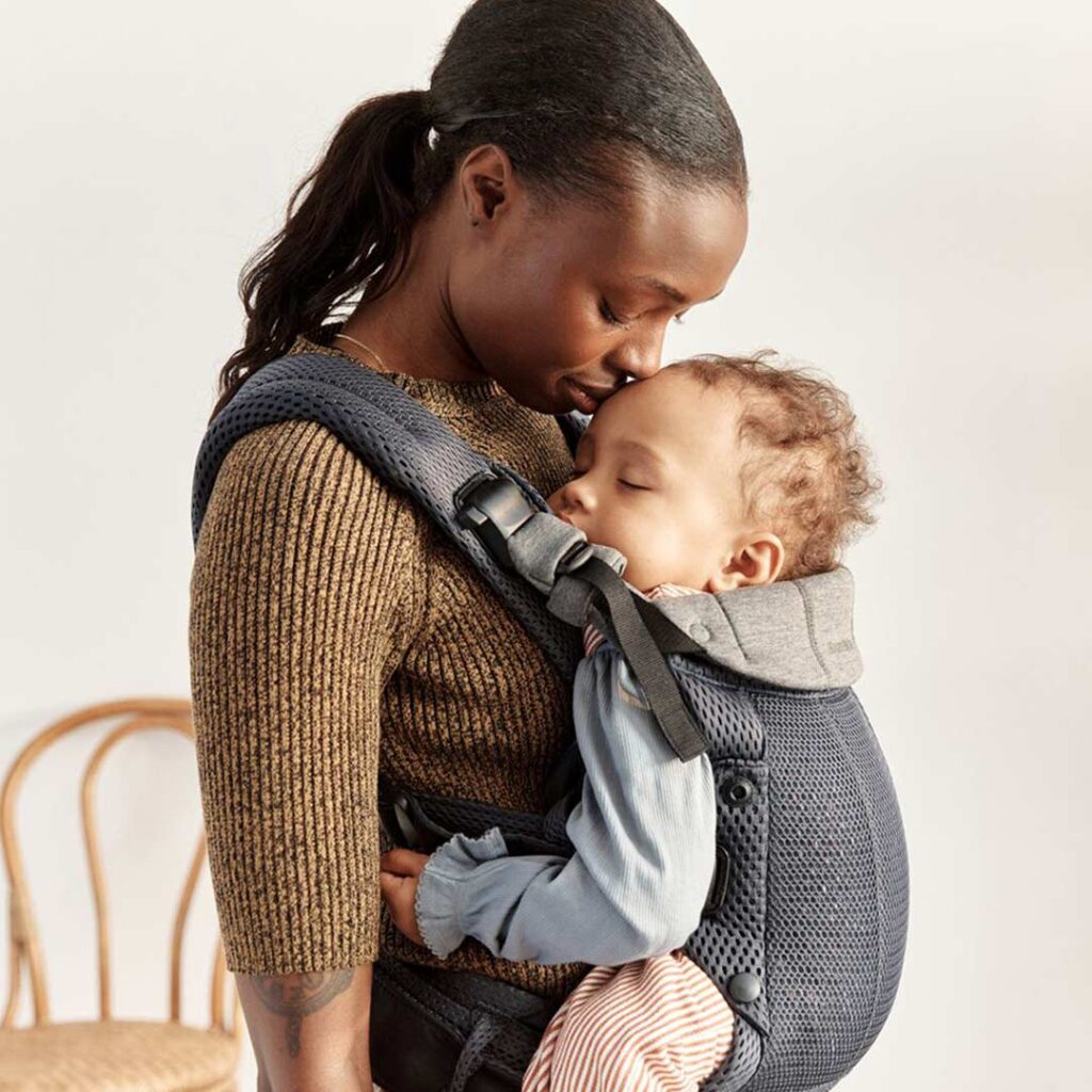 BabyBjorn Harmony ergosoma mazuļiem 0-3gadiem krāsa Anthracite 3D MESH