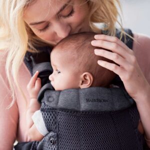 BabyBjorn Harmony ergosoma mazuļiem 0-3gadiem krāsa Anthracite 3D MESH