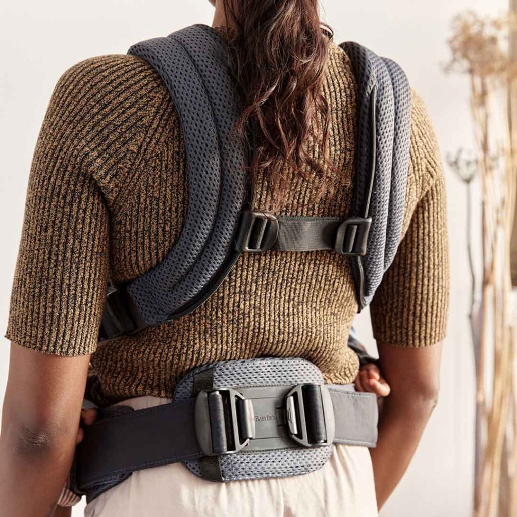 BabyBjorn Harmony ergosoma mazuļiem 0-3gadiem krāsa Anthracite 3D MESH