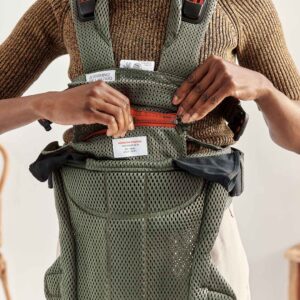 BabyBjorn Harmony ergosoma mazuļiem 0-3gadiem krāsa Dark Green 3D MESH