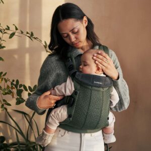 BabyBjorn Harmony ergosoma mazuļiem 0-3gadiem krāsa Dark Green 3D MESH