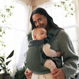 BabyBjorn Harmony ergosoma mazuļiem 0-3gadiem krāsa Dark Green 3D MESH