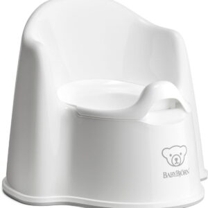 BabyBjorn Potty Chair bērnu podiņš ar atzveltni krāsa White