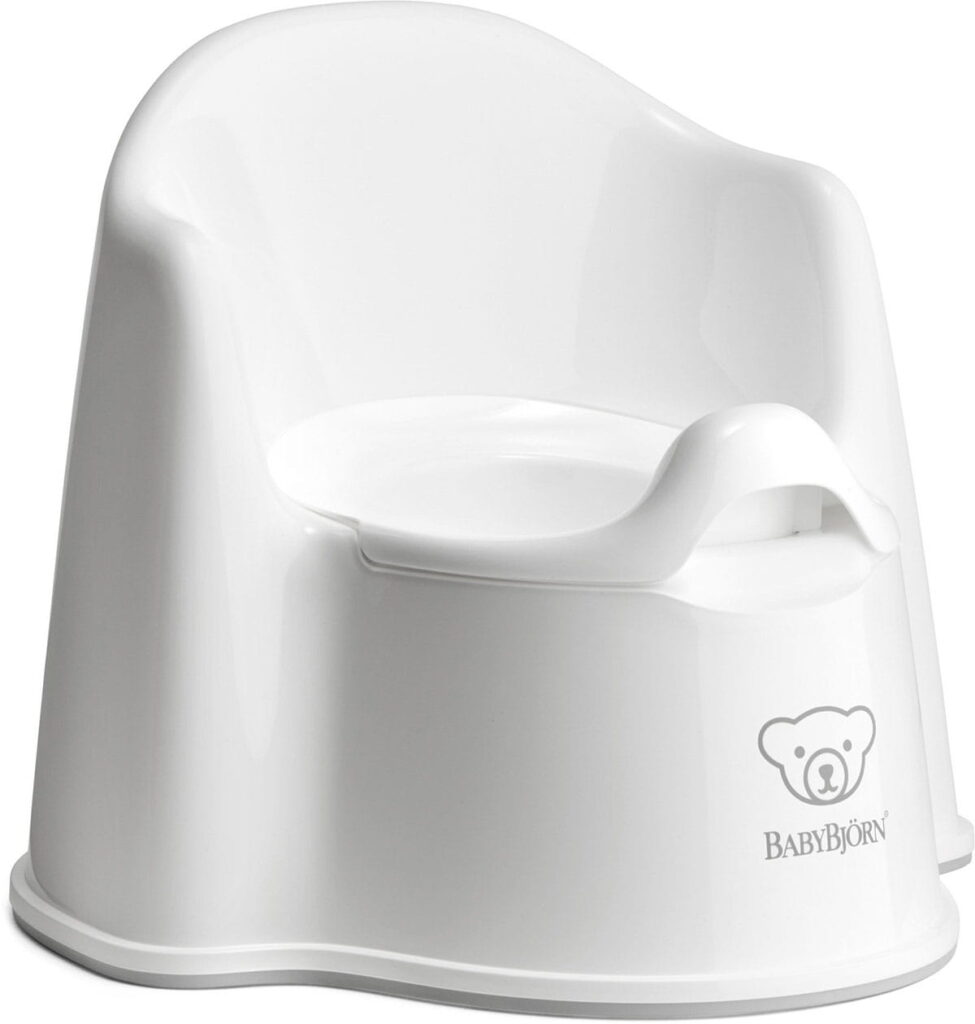 BabyBjorn Potty Chair bērnu podiņš ar atzveltni krāsa White
