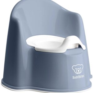 BabyBjorn Potty Chair bērnu podiņš ar atzveltni krāsa Deep Blue/White