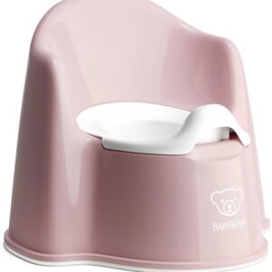 BabyBjorn Potty Chair bērnu podiņš ar atzveltni krāsa Powder Pink