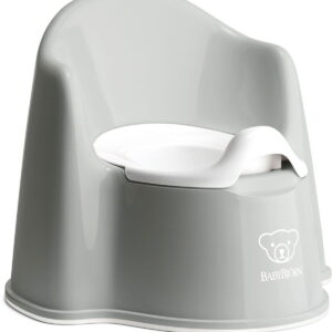 BabyBjorn Potty Chair bērnu podiņš ar atzveltni krāsa Grey