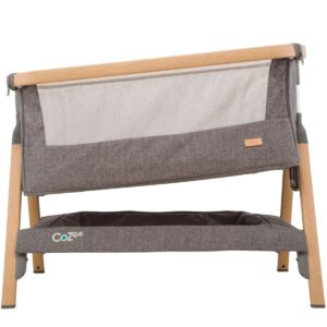 Tutti Bambini CoZee BEDSIDE mazuļu gultiņa krāsa OAK/CHARCOAL