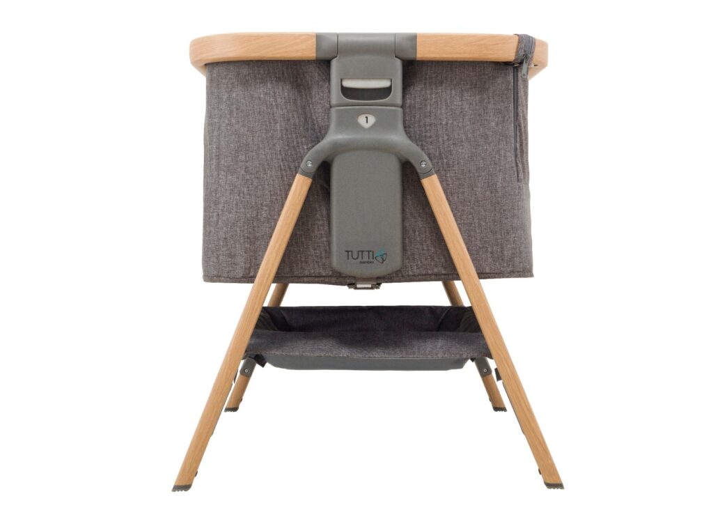Tutti Bambini CoZee BEDSIDE mazuļu gultiņa krāsa OAK/CHARCOAL