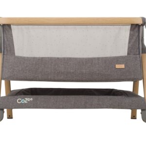 Tutti Bambini CoZee BEDSIDE mazuļu gultiņa krāsa OAK/CHARCOAL