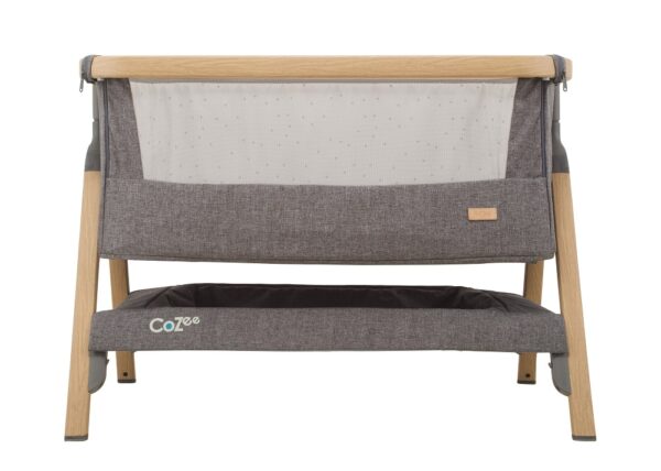 Autokreslini.lv | CoZee BEDSIDE mazuļu gultiņa krāsa OAK/CHARCOAL bilde #3