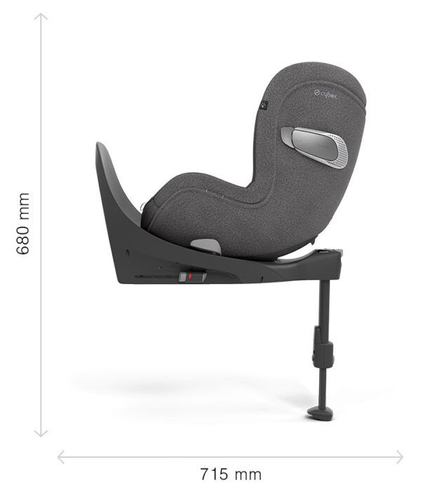 Autokreslini.lv | Sirona T I-Size 45-105cm sēžamā daļa krāsa Mirage Grey bilde #9