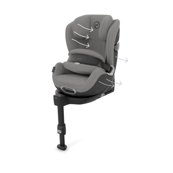 Autokreslini.lv | Anoris T2 I-Size autokrēsliņš 76-125cm krāsa Mirage Grey (ar AIRBAG) bilde #5
