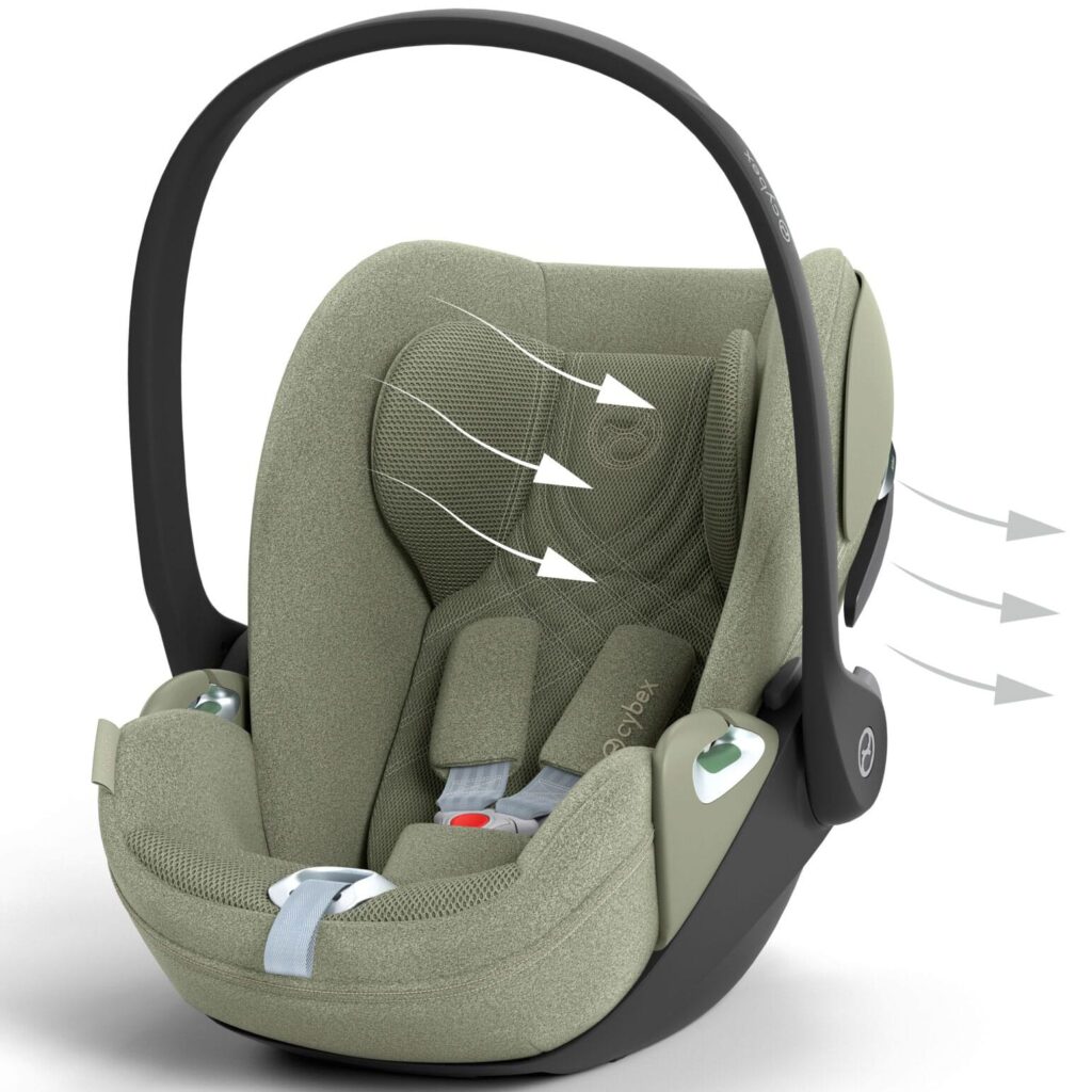 Cybex Cloud T PLUS I-Size autokrēsliņš mazuļiem 45-87cm krāsa Sage Green