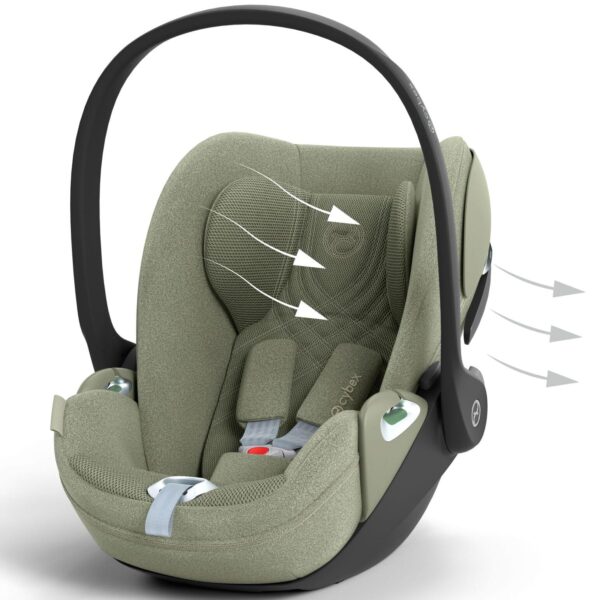 Cybex Cloud T PLUS I-Size autokrēsliņš mazuļiem 45-87cm krāsa Sage Green