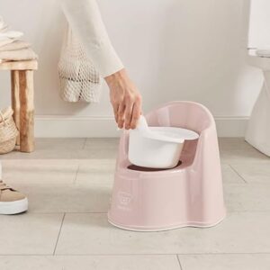 BabyBjorn Potty Chair bērnu podiņš ar atzveltni krāsa Powder Pink