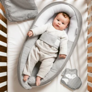 Doomoo Baby Cocoon mazuļu ligzdiņa krāsa Classic Grey