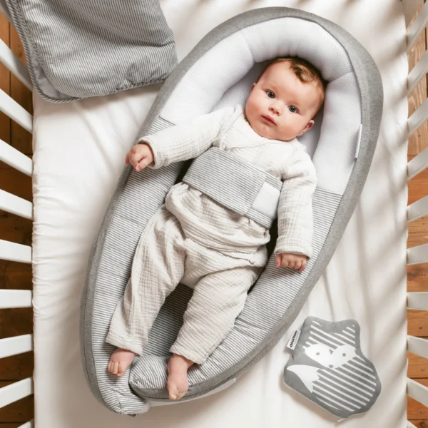 Autokreslini.lv | Baby Cocoon mazuļu ligzdiņa krāsa Classic Grey bilde #3